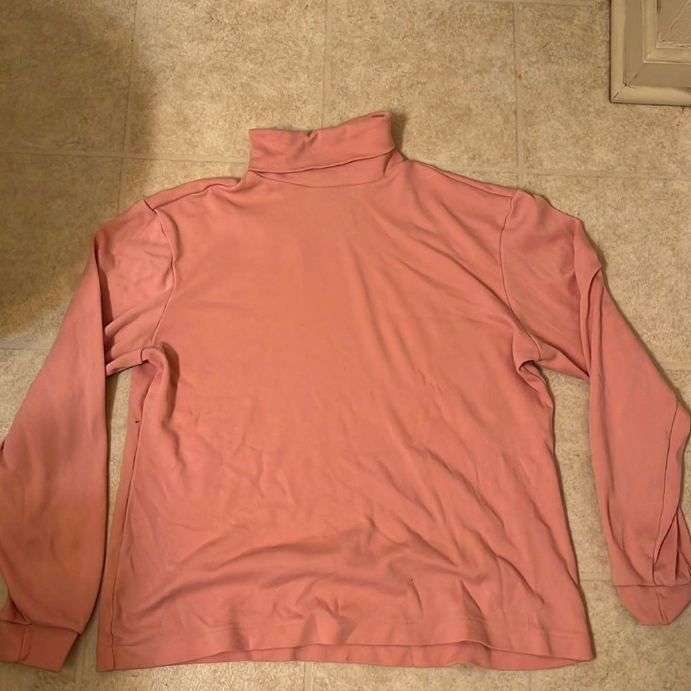 Pink Turtleneck
